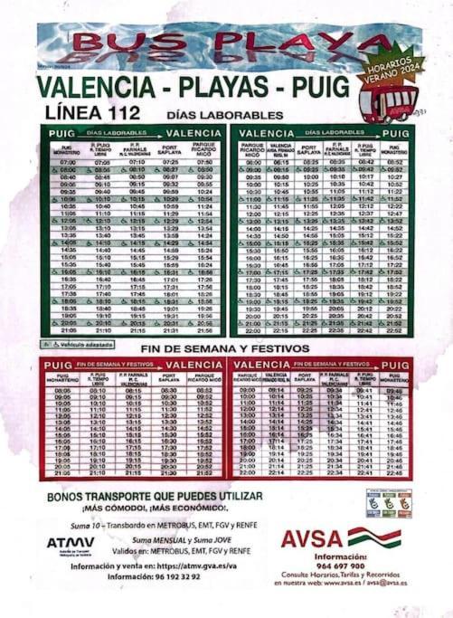 شقة Urban Loft Valencia Playa بويبلا دي فارنالس المظهر الخارجي الصورة